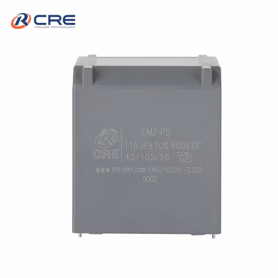 Rechteckiger DC-Link-Folienkondensator aus Kunststoff für Solarwechselrichter